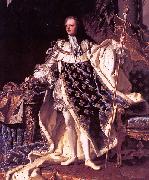 Hyacinthe Rigaud Portrait of Louis XV of France painting